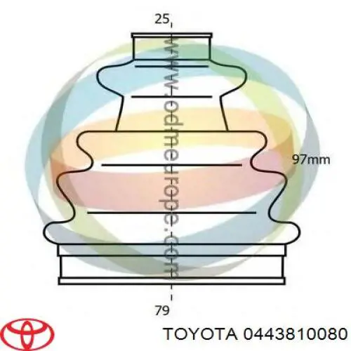 0443810080 Toyota 