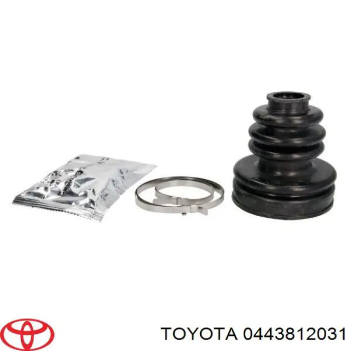 0443812031 Toyota fuelle, árbol de transmisión delantero exterior