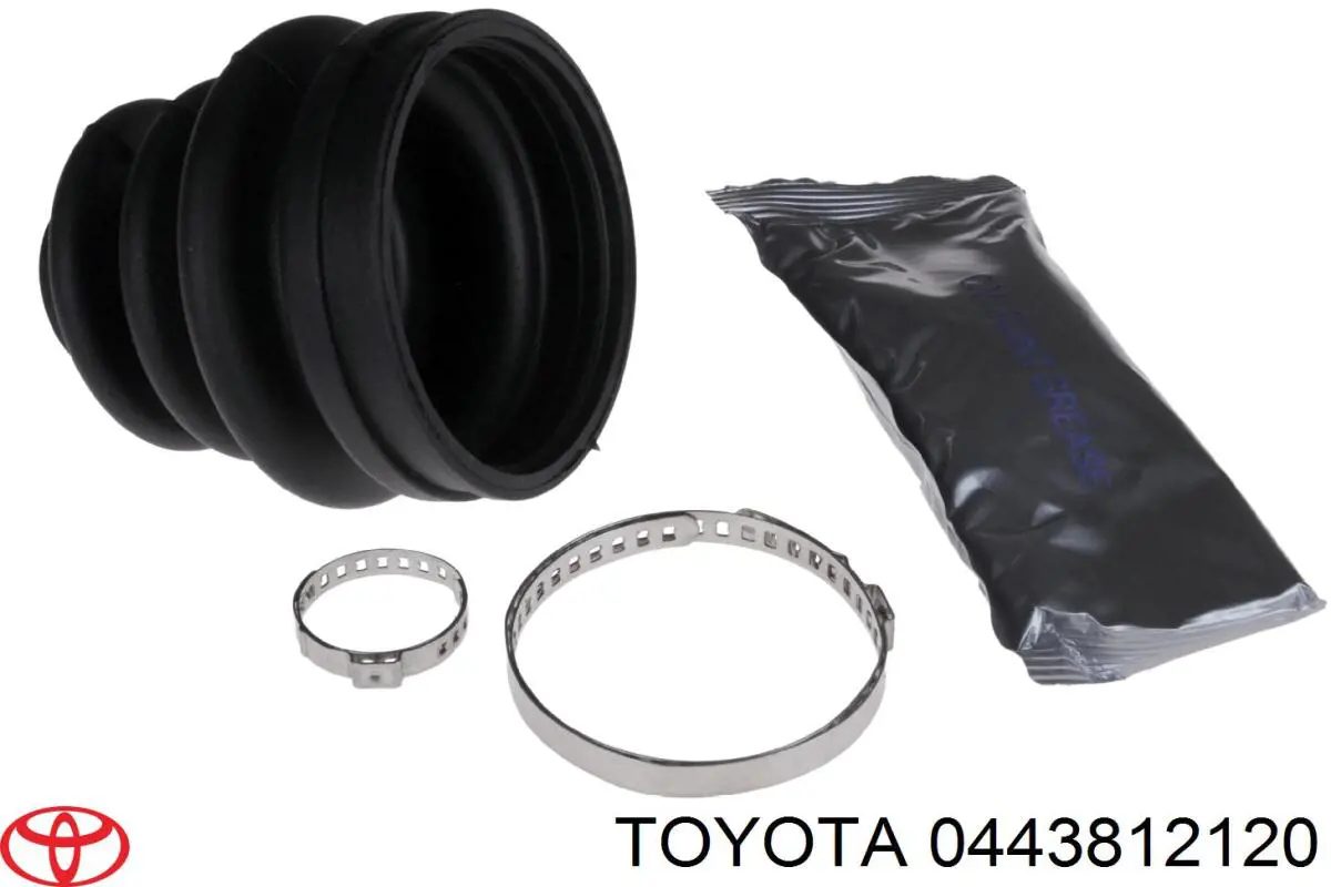 0443812120 Toyota fuelle, árbol de transmisión delantero exterior