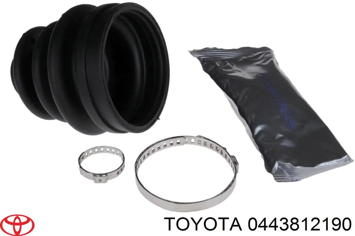 0443812190 Toyota fuelle, árbol de transmisión delantero exterior