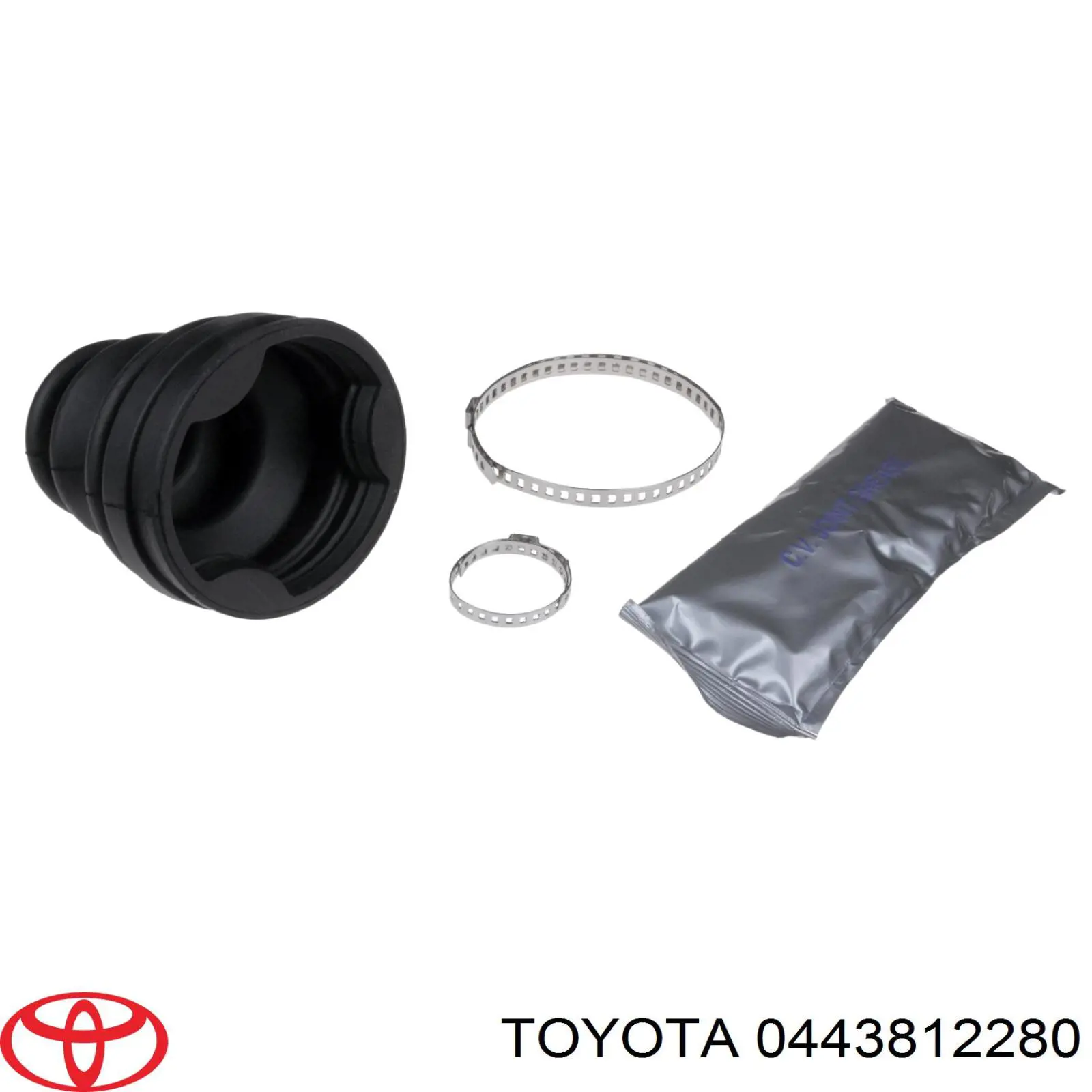 0443812280 Toyota fuelle, árbol de transmisión delantero exterior