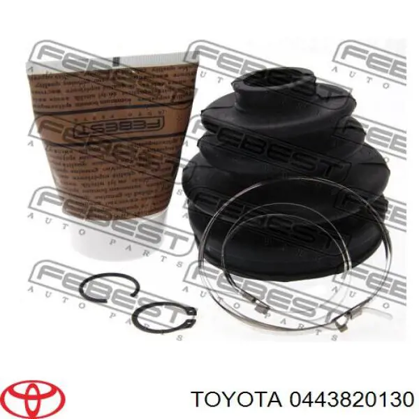 0443820130 Toyota juego de fuelles, árbol de transmisión delantero