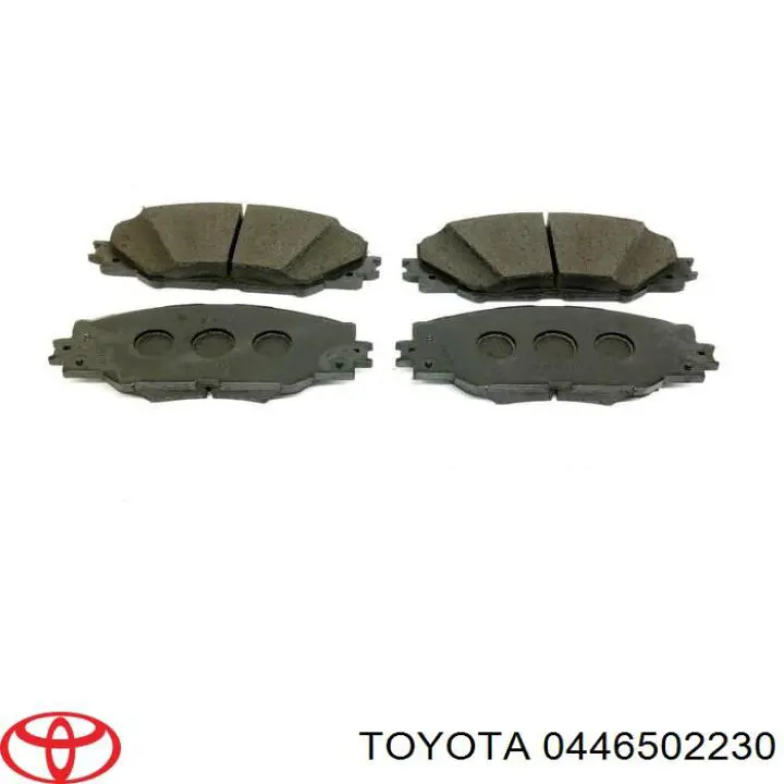 0446502230 Toyota pastillas de freno delanteras