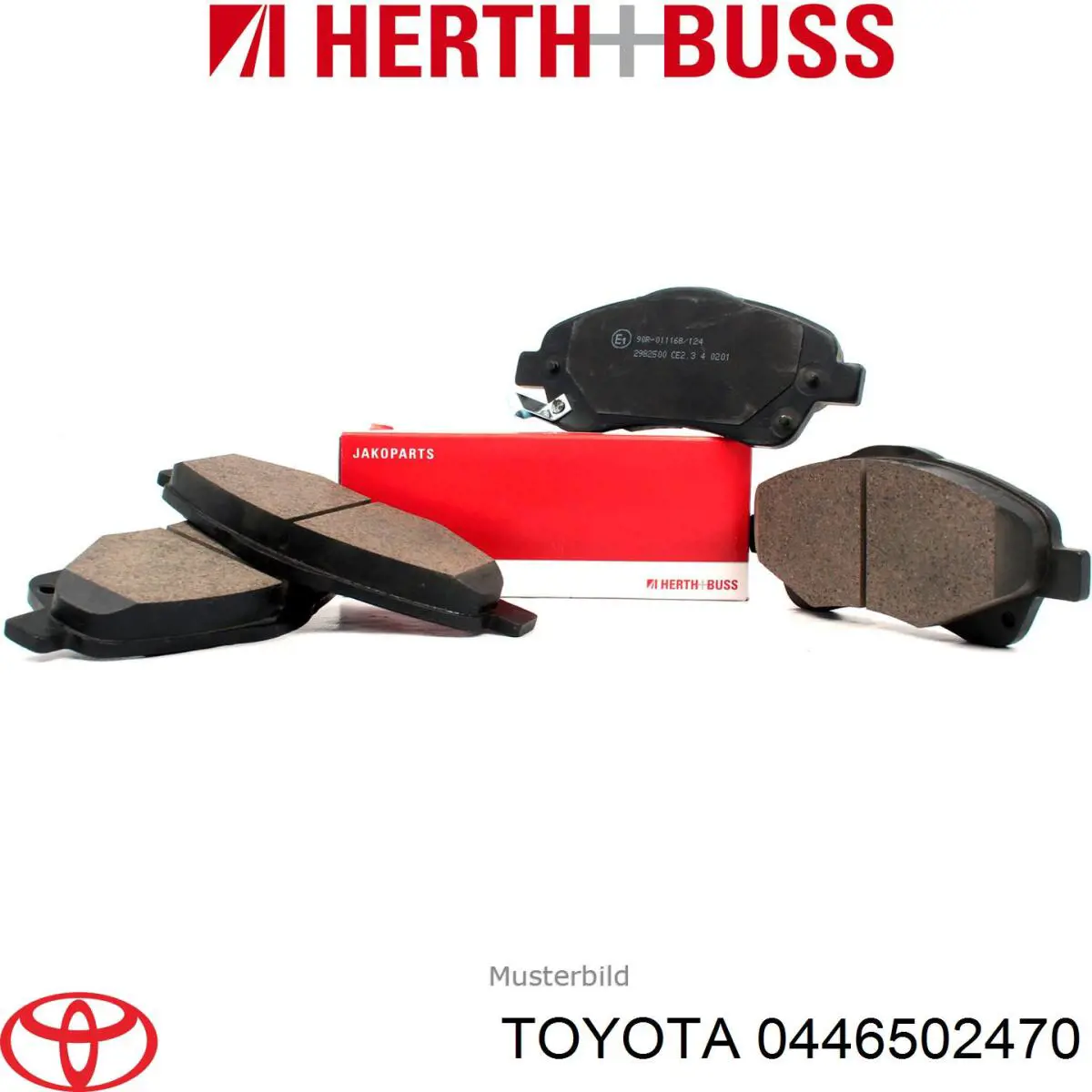 0446502470 Toyota pastillas de freno delanteras