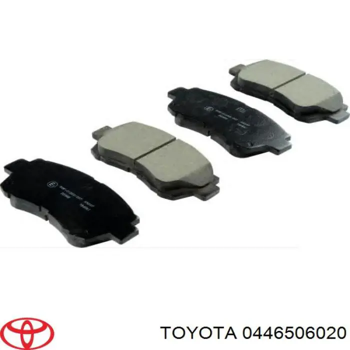 0446506020 Toyota pastillas de freno delanteras