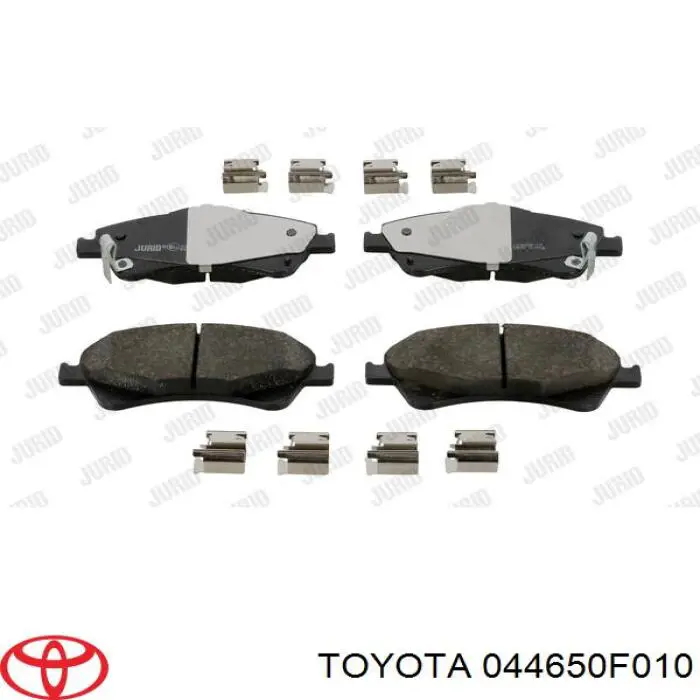 044650F010 Toyota pastillas de freno delanteras