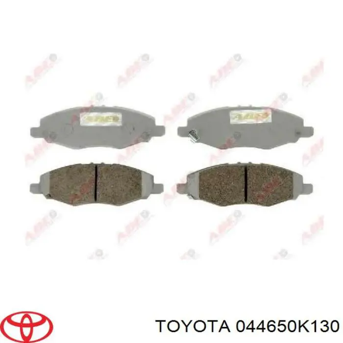 044650K130 Toyota pastillas de freno delanteras