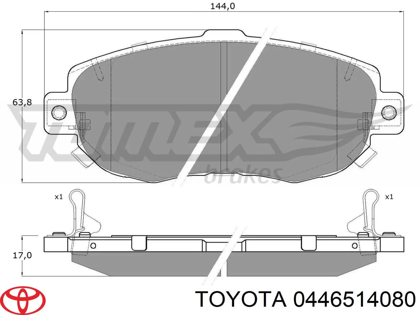 0446514080 Toyota 