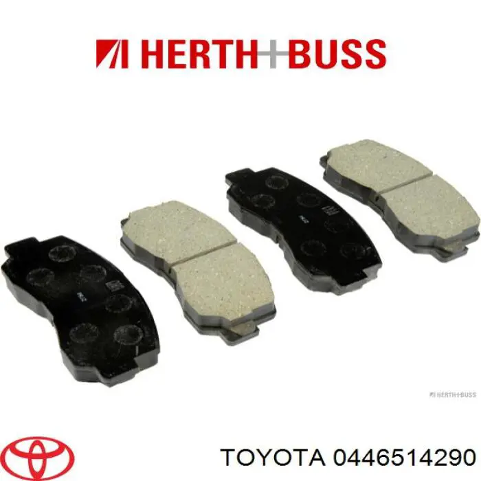 0449114040 Toyota pastillas de freno delanteras