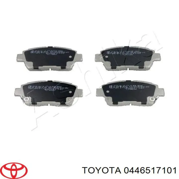 0446517101 Toyota pastillas de freno delanteras