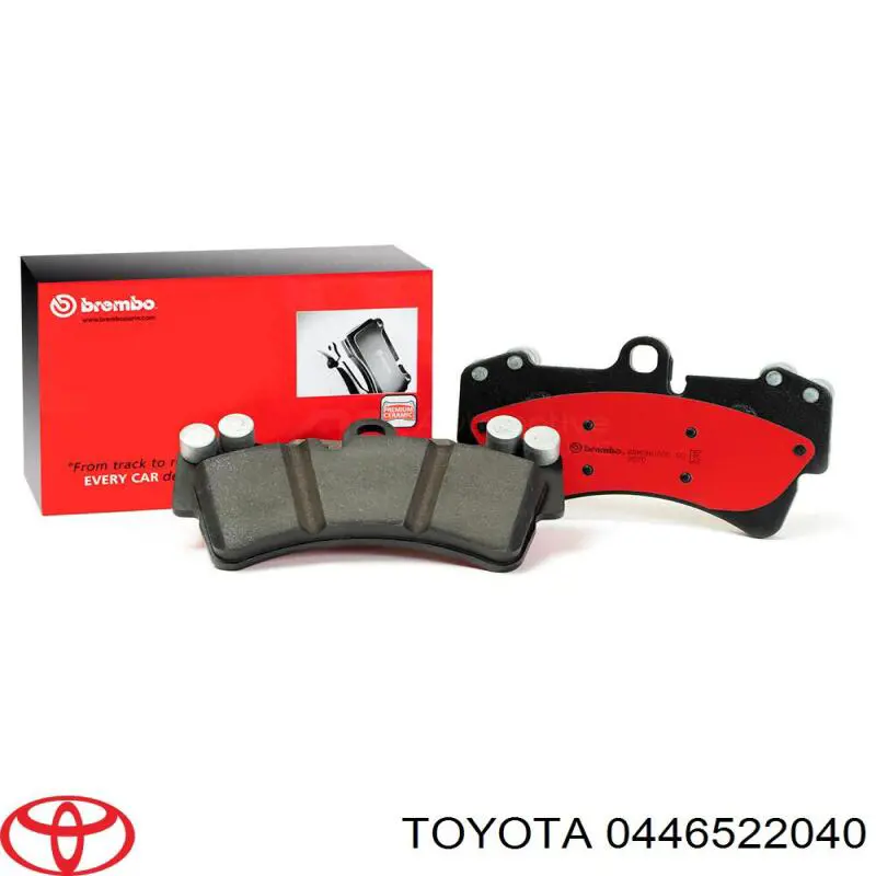 0446522040 Toyota pastillas de freno delanteras