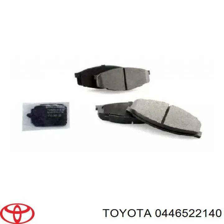 0446522140 Toyota pastillas de freno delanteras