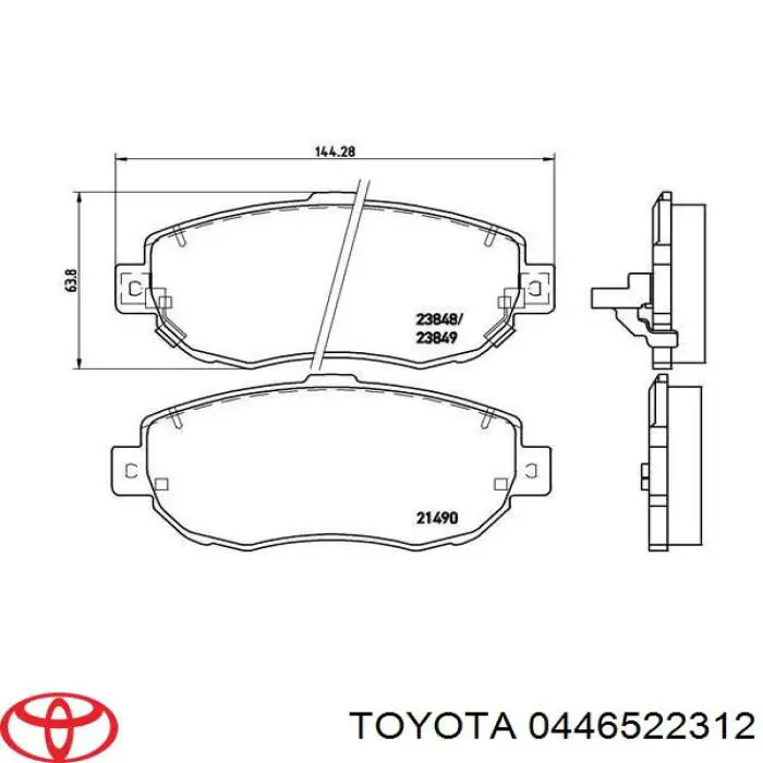 0446522312 Toyota 