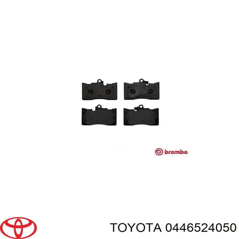 0446524050 Toyota pastillas de freno delanteras