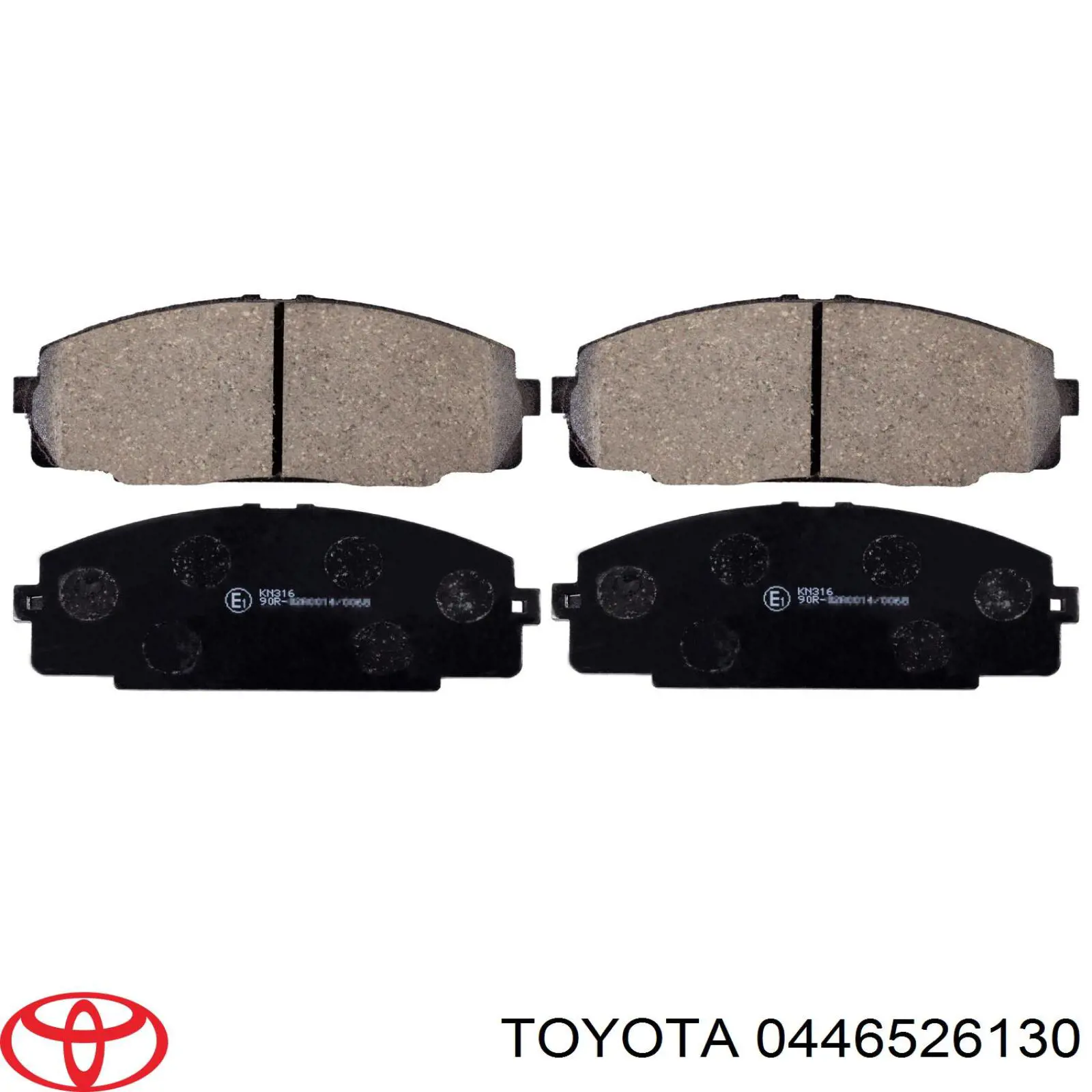 0446526130 Toyota pastillas de freno delanteras