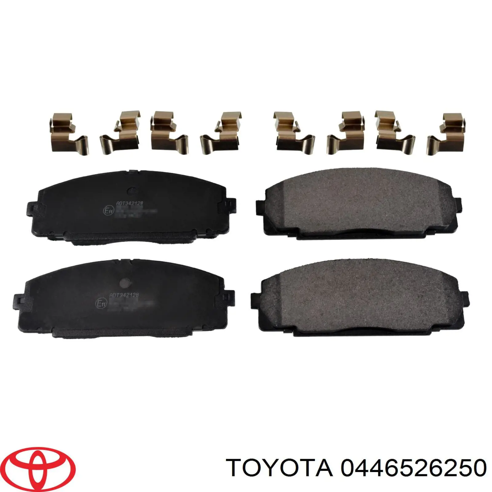 0446526250 Toyota pastillas de freno delanteras