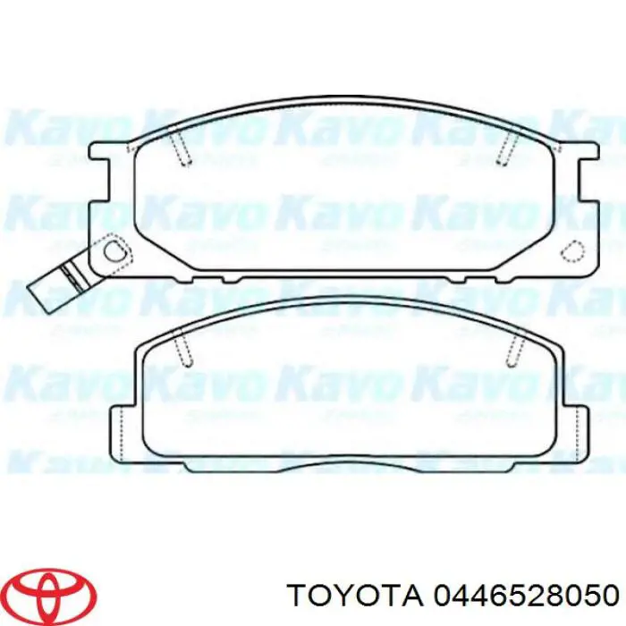 449128080 Toyota pastillas de freno delanteras