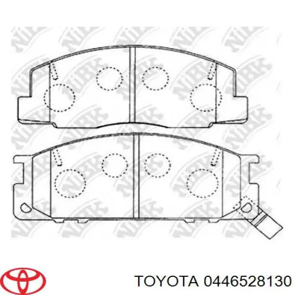 0446528130 Toyota pastillas de freno delanteras