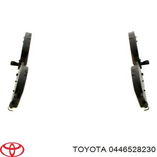 0446528230 Toyota pastillas de freno delanteras