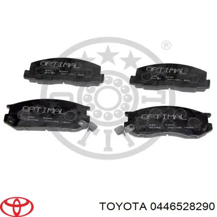 0446528290 Toyota pastillas de freno delanteras