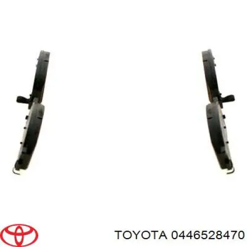 0446528470 Toyota pastillas de freno delanteras