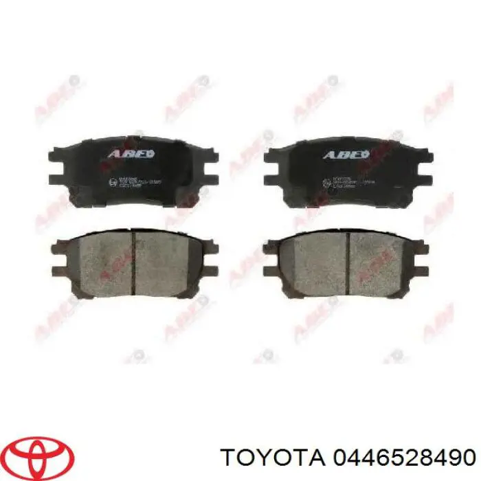 0446528490 Toyota pastillas de freno delanteras