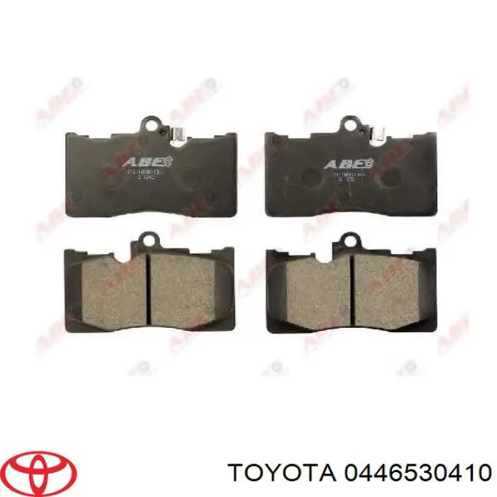 0446530410 Toyota pastillas de freno delanteras