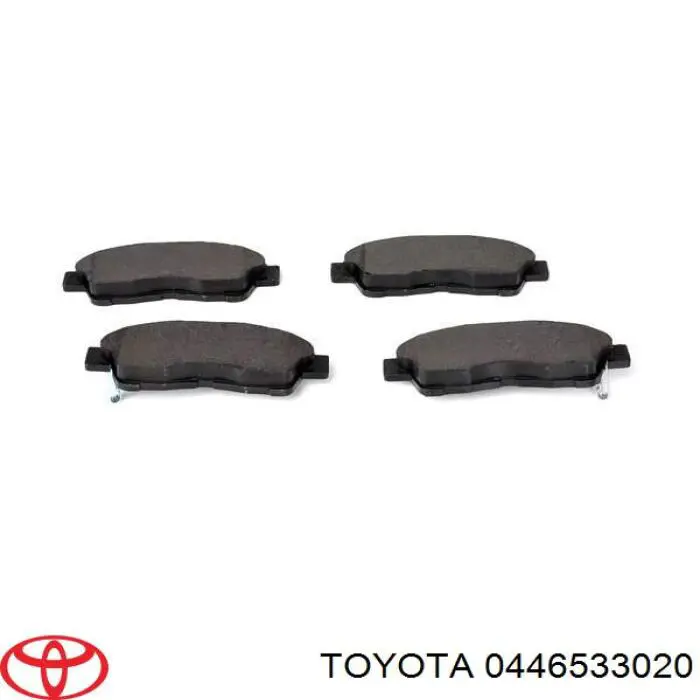 0446533020 Toyota pastillas de freno delanteras