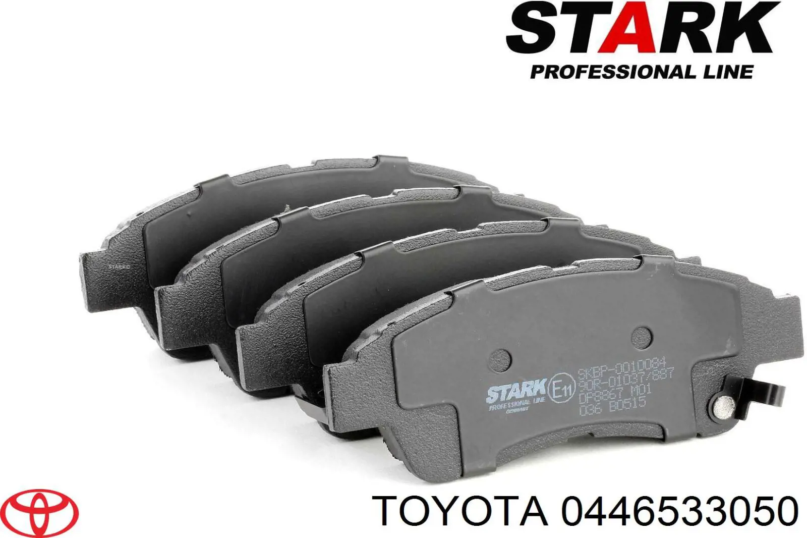 0446533050 Toyota pastillas de freno delanteras