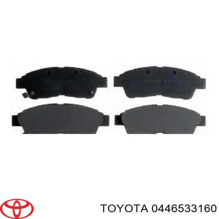 0446533160 Toyota pastillas de freno delanteras