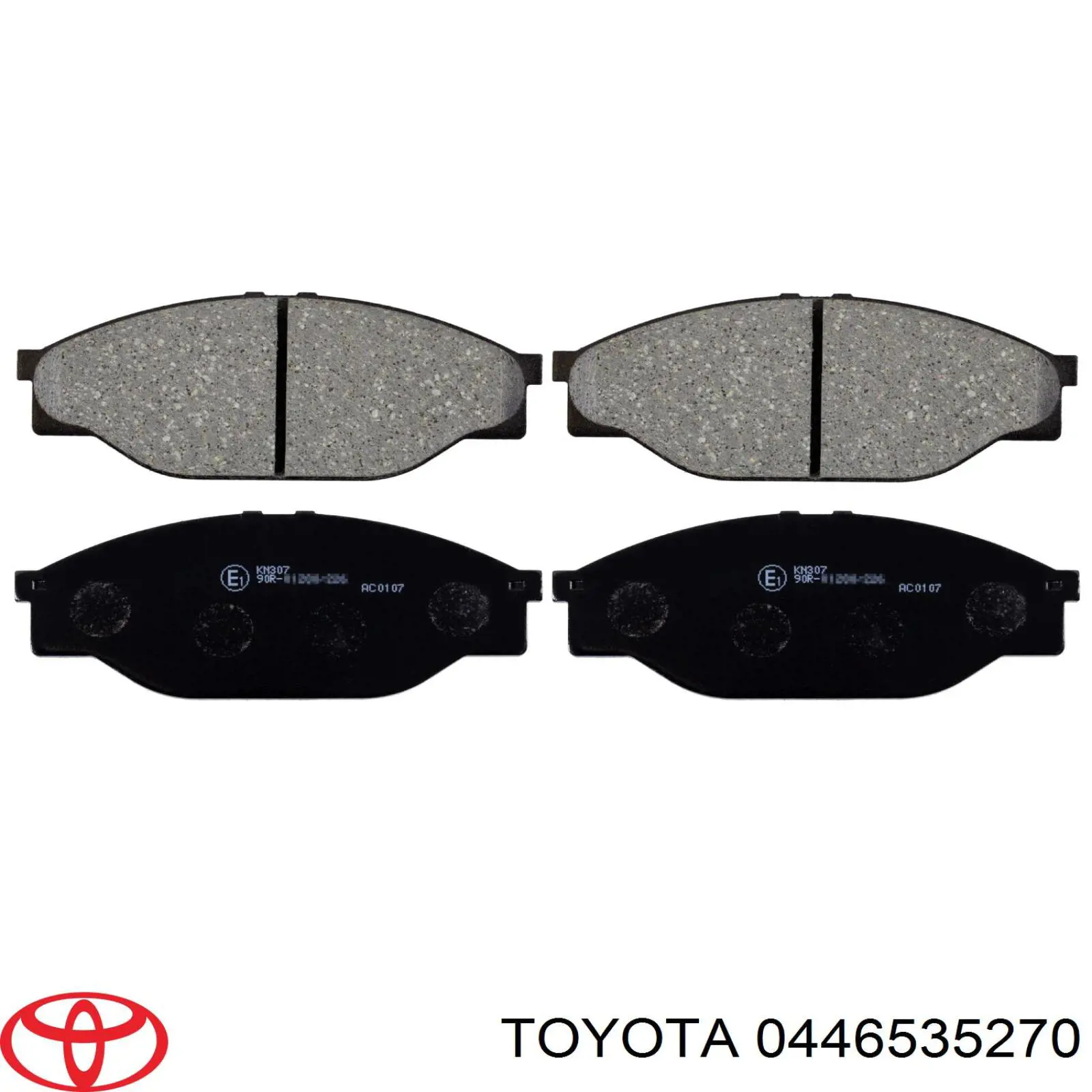 0446535270 Toyota pastillas de freno delanteras