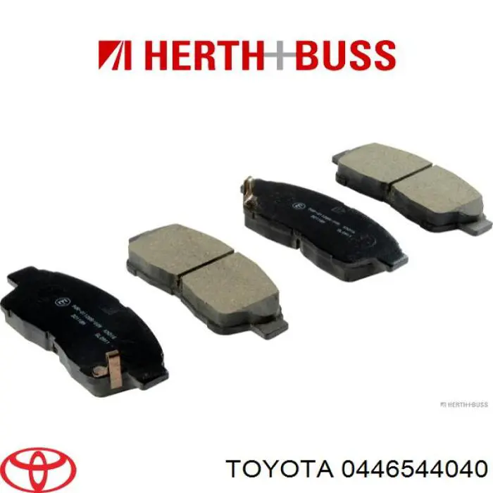 0446544040 Toyota pastillas de freno delanteras