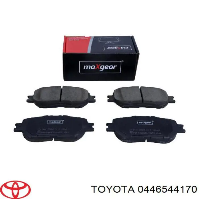 0446544170 Toyota pastillas de freno delanteras