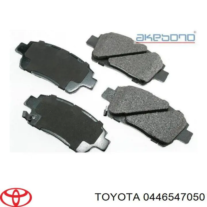 0446547050 Toyota pastillas de freno delanteras