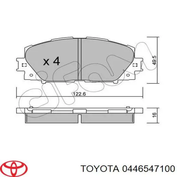 0446547100 Toyota 