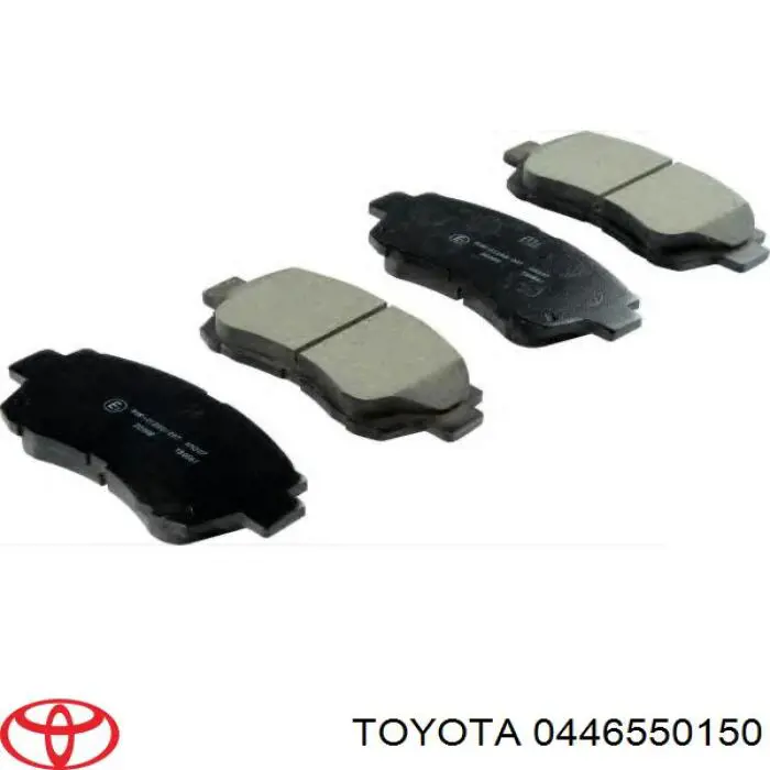 0446550150 Toyota pastillas de freno delanteras