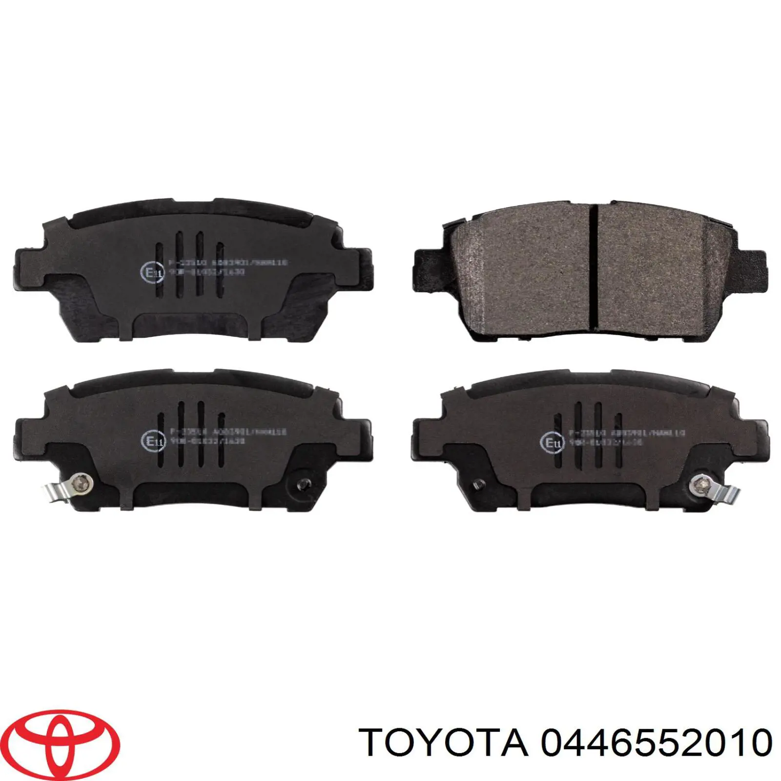 0446552010 Toyota pastillas de freno delanteras