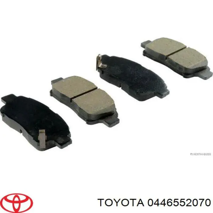 0446552070 Toyota pastillas de freno delanteras