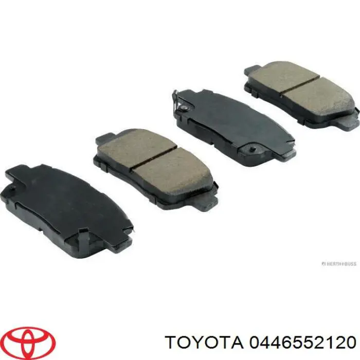 0446552120 Toyota pastillas de freno delanteras