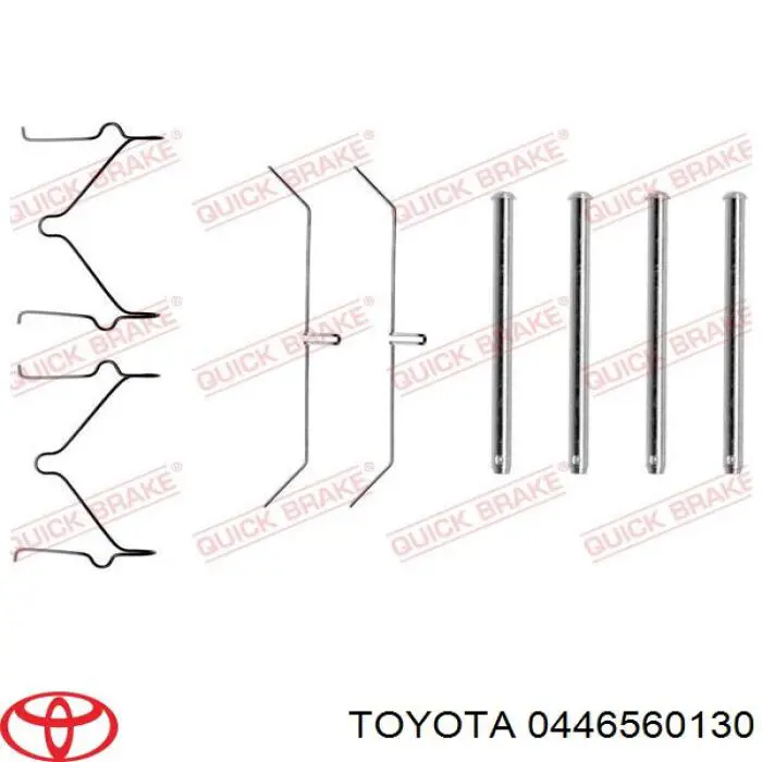 0446560130 Toyota pastillas de freno delanteras