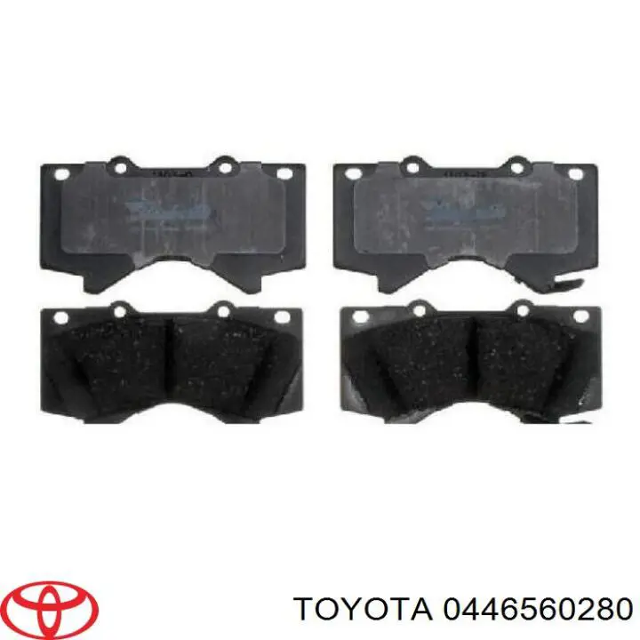 0446560280 Toyota pastillas de freno delanteras