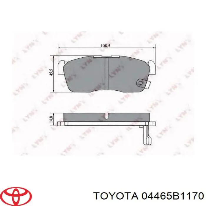 04465B1170 Toyota 