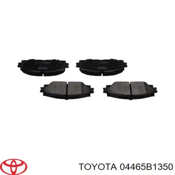 04465B1350 Toyota pastillas de freno delanteras