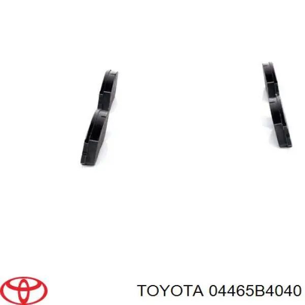 04465B4040 Toyota pastillas de freno delanteras