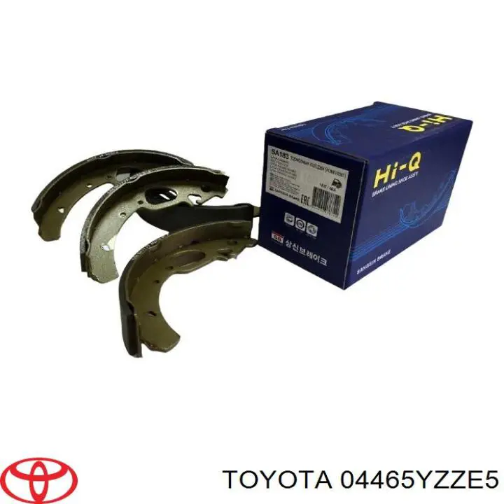 04465YZZE5 Toyota pastillas de freno delanteras