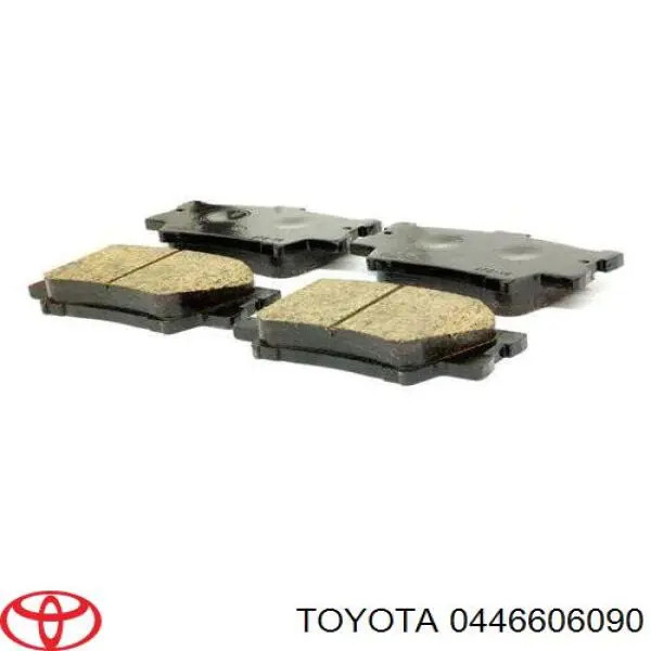 0446606090 Toyota pastillas de freno traseras