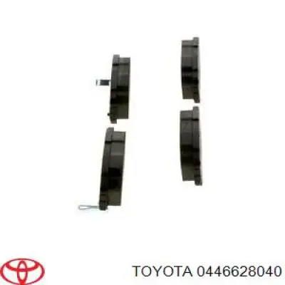 0446628040 Toyota pastillas de freno traseras