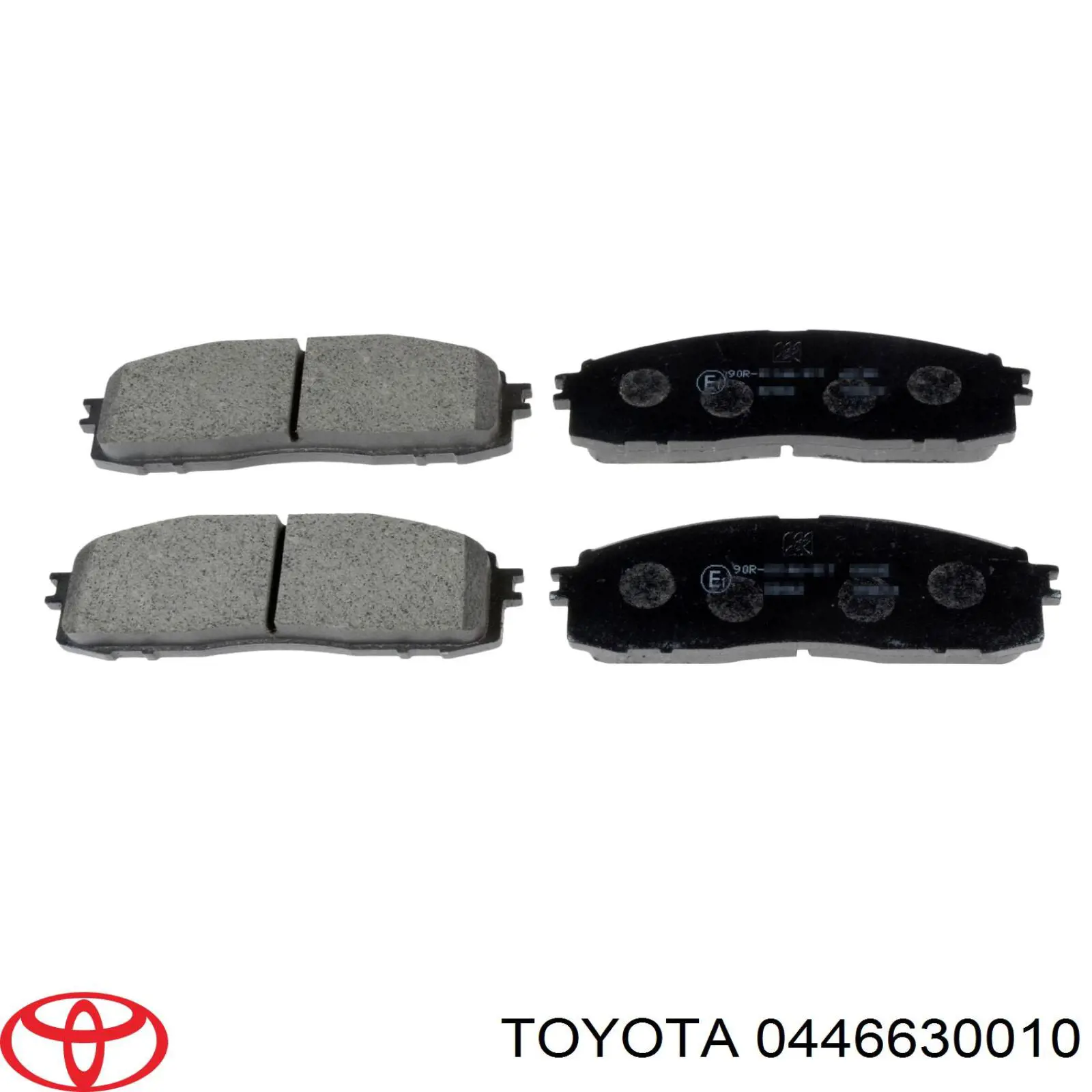 0446630010 Toyota pastillas de freno traseras