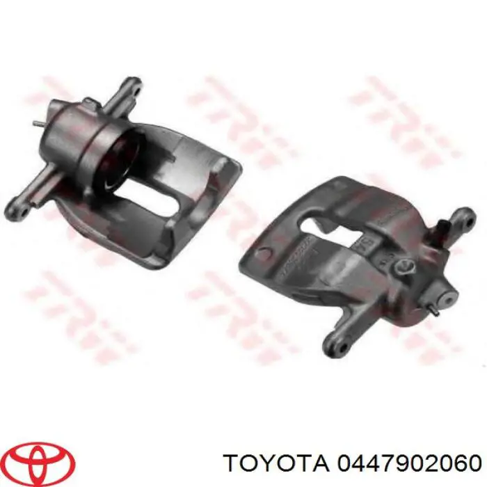 0447902060 Toyota juego de reparación, pinza de freno delantero