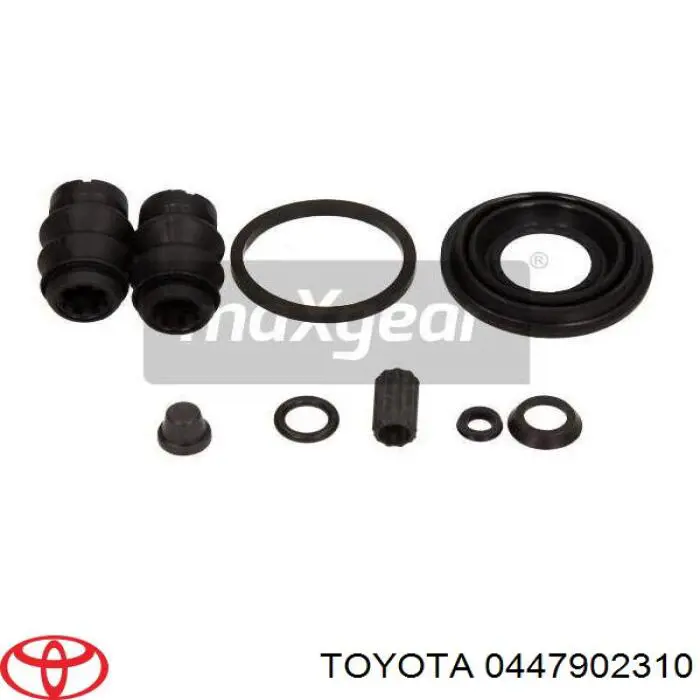 0447902310 Toyota juego de reparación, pinza de freno trasero